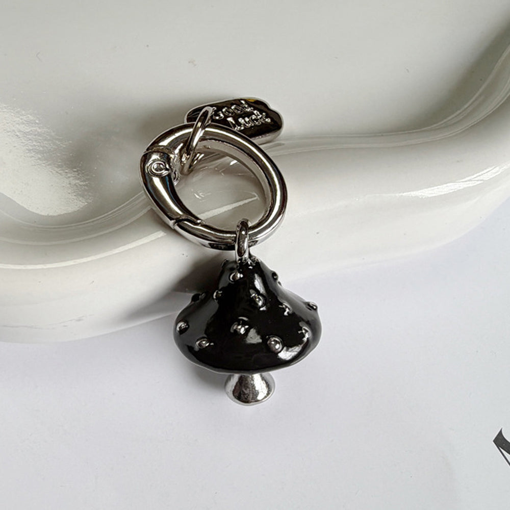 Enamel Mushroom Keychain Charm - DippedShop Wholesale - #1747