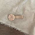 Floral Button Duckbill Hair Clips - DippedShop Wholesale - #0835