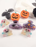 Funny Halloween Ghost Pumpkin Hair Claw 6W6HCP1318