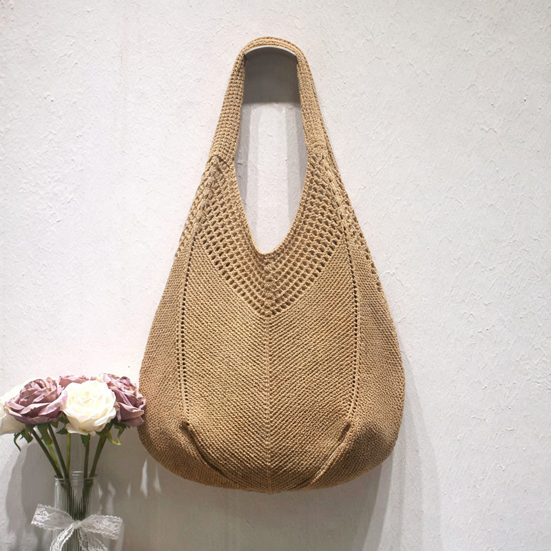 Casual Solid Color Large Capacity Shoulder Bag 6W10BBG1777