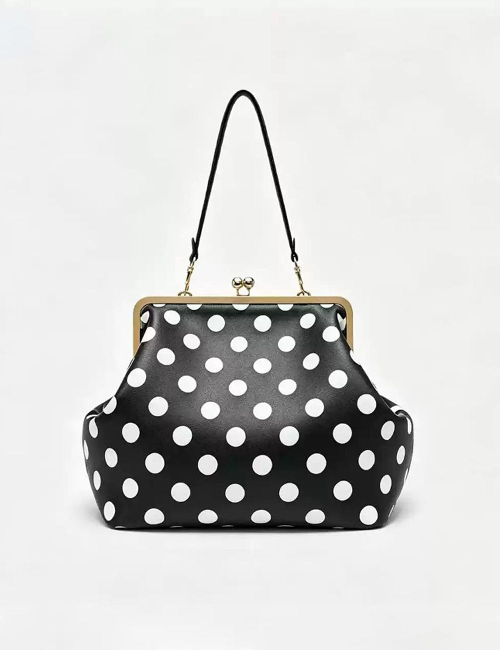 Trendy Polka Dot Color Block Evening Handbag 6W10BBG1979