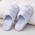 Trendy Color Block Striped Non-Slip Indoor Slippers 6W8FSP288