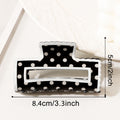 Hollow Square Hair Claw - DippedShop Wholesale - #7667