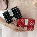 Polka Dot Trifold Wallet - DippedShop Wholesale - #2947