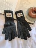 Minimalist Solid Color Full Finger Warm Gloves 6W6GLO88