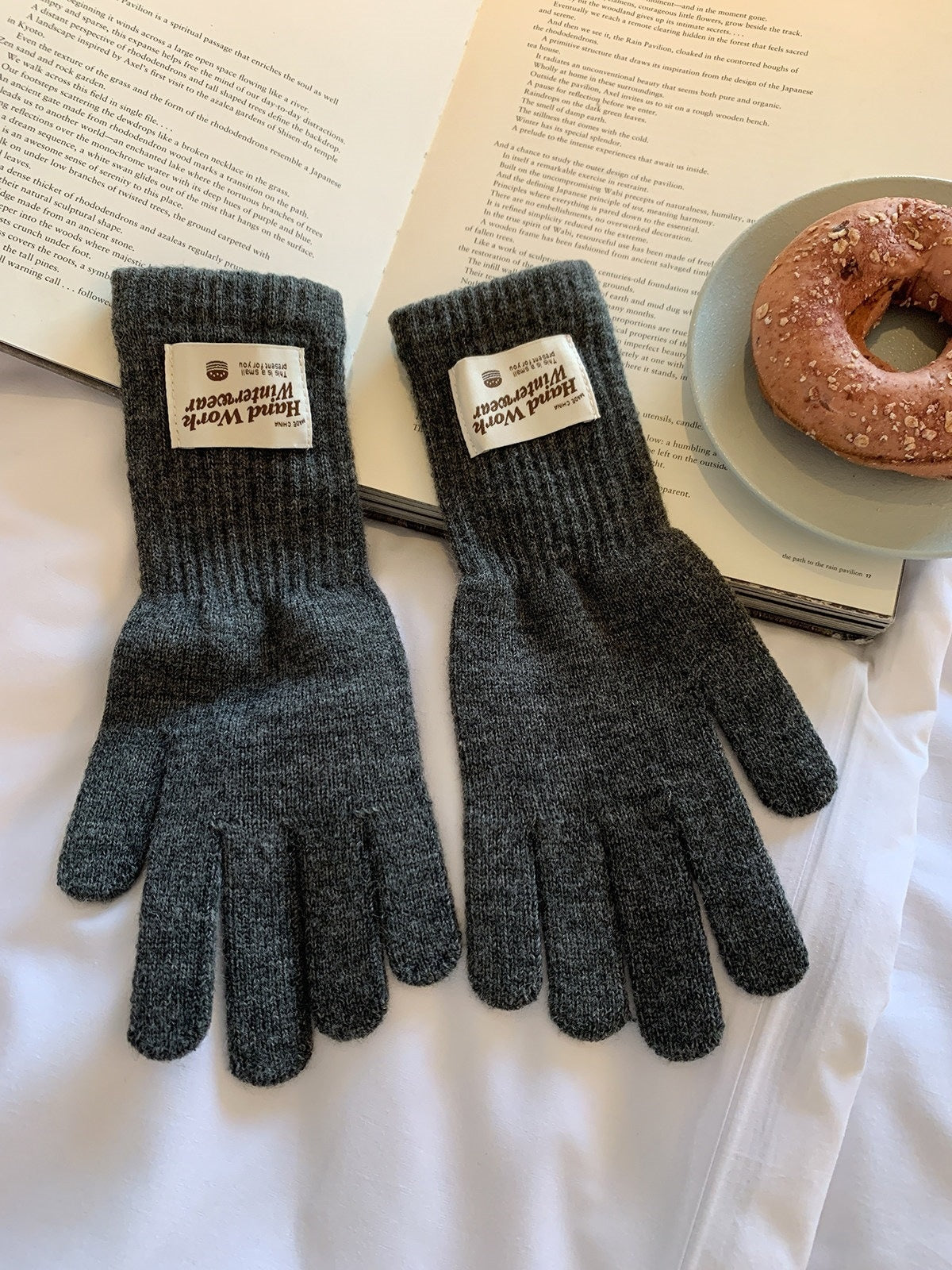 Minimalist Solid Color Full Finger Warm Gloves 6W6GLO88