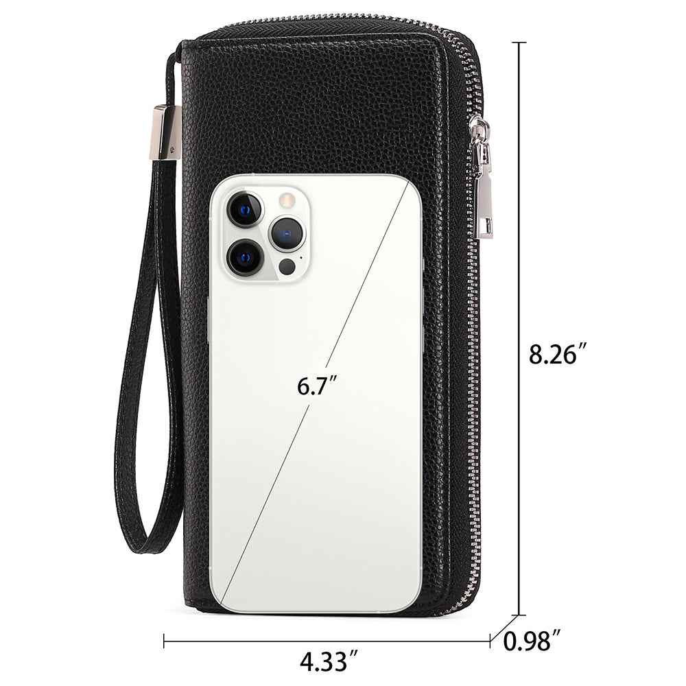 Large Capacity Zipper Wallet - DippedShop Wholesale - #2723