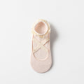 Lace Trim Criss Cross Yoga Socks 6W8FSO765
