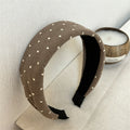 Fashion Heart Print Wide Fabric Headband 6W6HBD318