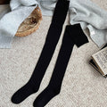 Simple Solid Color Over Knee High Socks 6W8FSO1008