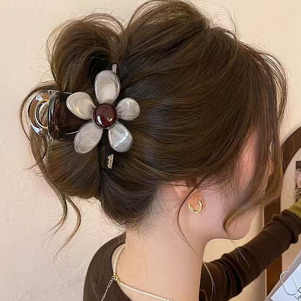 3D Flower Hair Claw Clip - DippedShop Wholesale - #8371