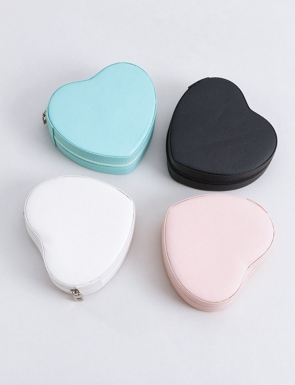 Fashion Heart Shape Portable Jewelry Box 6H13HSJ148