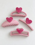 Heart Hair Claw Clip - DippedShop Wholesale - #9043