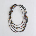 Gemstone Beaded Necklace - DippedShop Wholesale - #2675