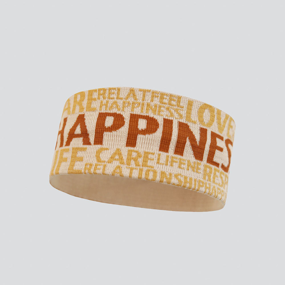 Color Block Letter Knit Sports Headband 6W6HBD331
