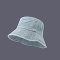 Vintage Wash Faded Denim Bucket Hats MK2COK6W6HAT376