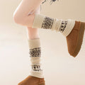 Fair Isle Leg Warmers - DippedShop Wholesale - #4547