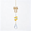 Sparkling Santa Christmas Tree Crystal Hanging Ornament 6H7HLS192