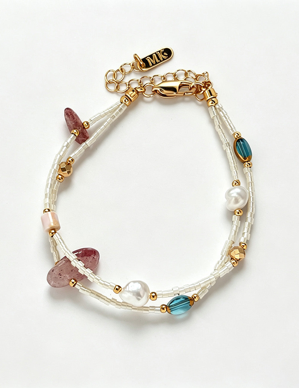 Double Layered Pearl Bracelet - DippedShop Wholesale - #9123