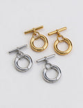 Geometric Hoop Earrings - DippedShop Wholesale - #8163