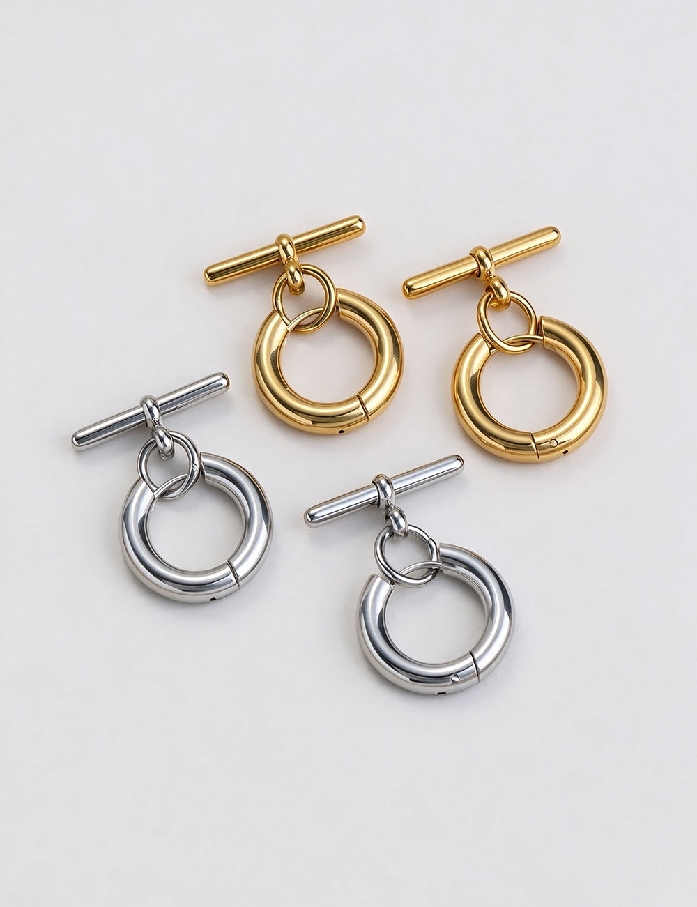 Geometric Hoop Earrings - DippedShop Wholesale - #8163