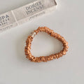 Minimalist Solid Color Satin Elastic Hair Tie MK2BLW6W6HHT30