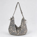Leopard Print Hobo Shoulder Bag - DippedShop Wholesale - #2499