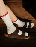 Color Block Cotton Crew Socks - DippedShop Wholesale - #3907