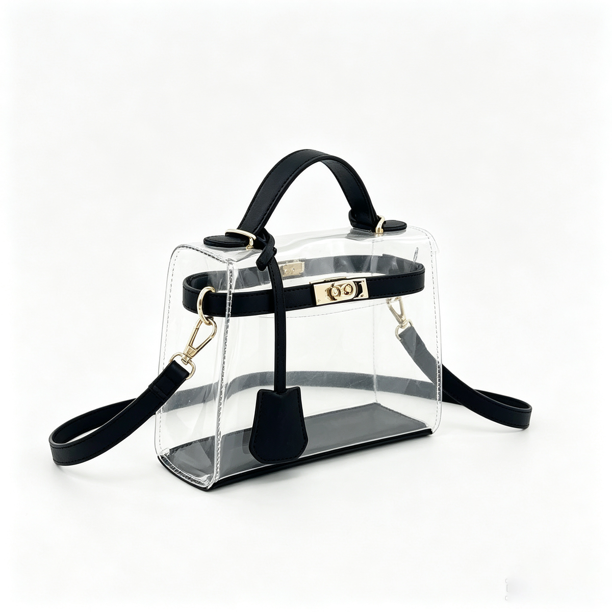 Minimalist Transparent Jelly Shoulder Bag 6W10BBG2116