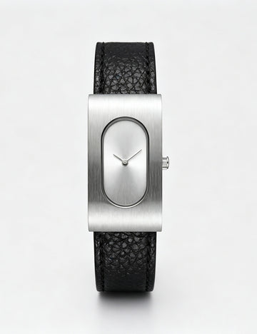 Rectangular Analog Leather Watch - DippedShop Wholesale - #3091