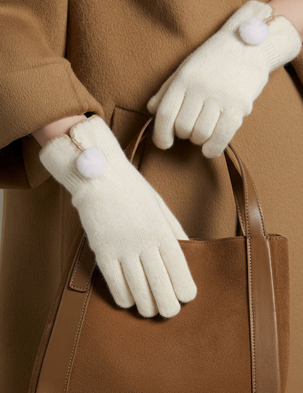 Wool Blend Touch Screen Gloves - DippedShop Wholesale - #9907