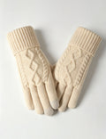 Cable Knit Touchscreen Gloves - DippedShop Wholesale - #2323