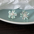 Floral Stud Earrings - DippedShop Wholesale - #8835