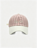 Trendy Striped Letters Embroideried Breath Baseball Caps MK2COW6W6HAT206