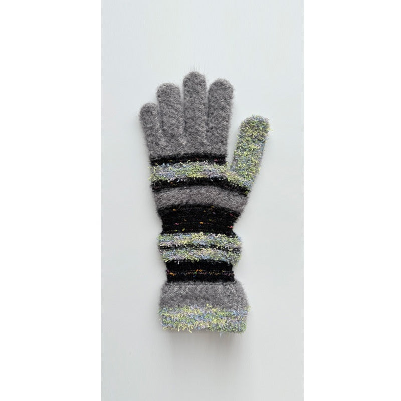 Stylish Color Block Splice Warm Gloves 6W6GLO90