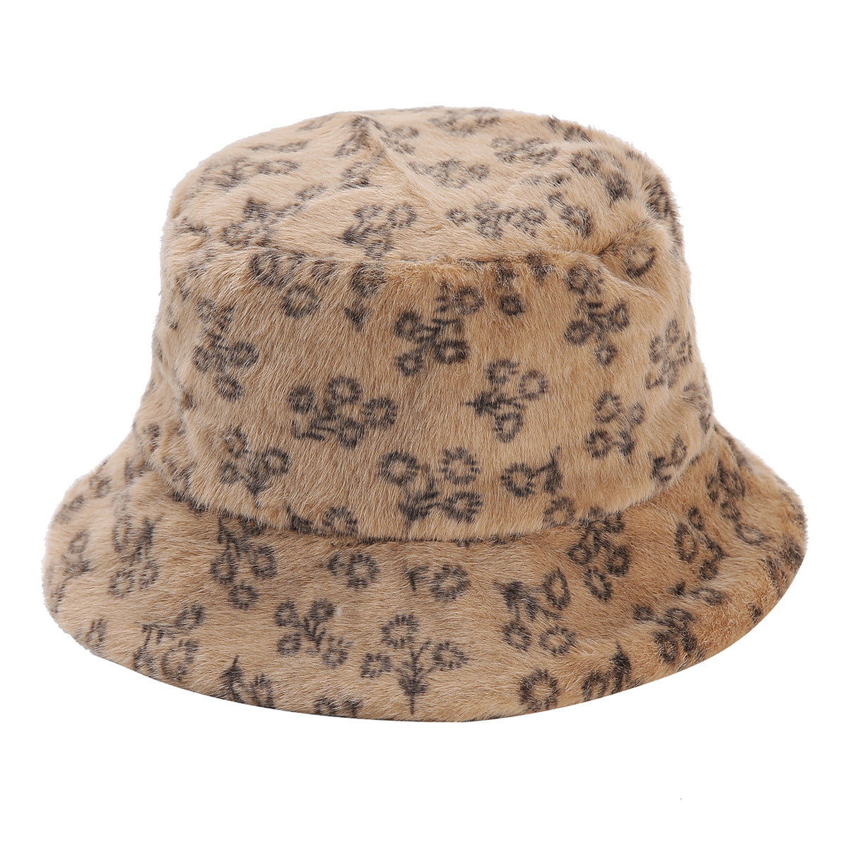 Fuzzy Plush Bucket Hat - DippedShop Wholesale - #6387