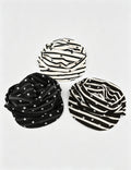Casual Star Print Ruched Striped Baseball Cap 6W6HAT775