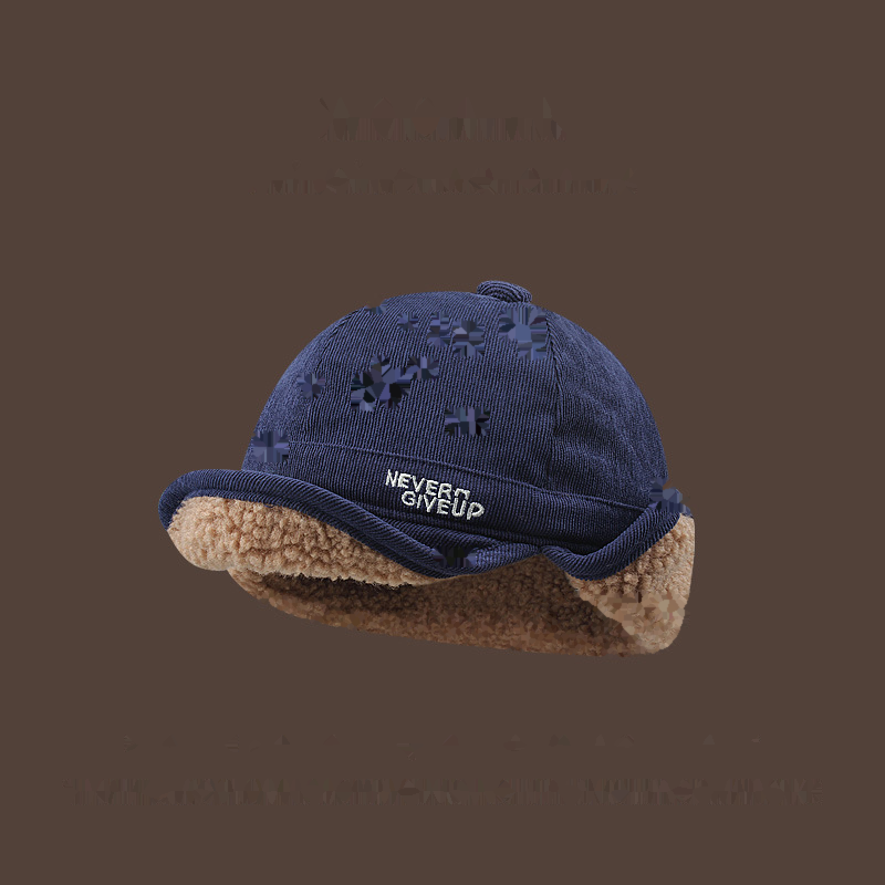 Vintage Faux Lamb Wide Brim Cap 6W6HAT672