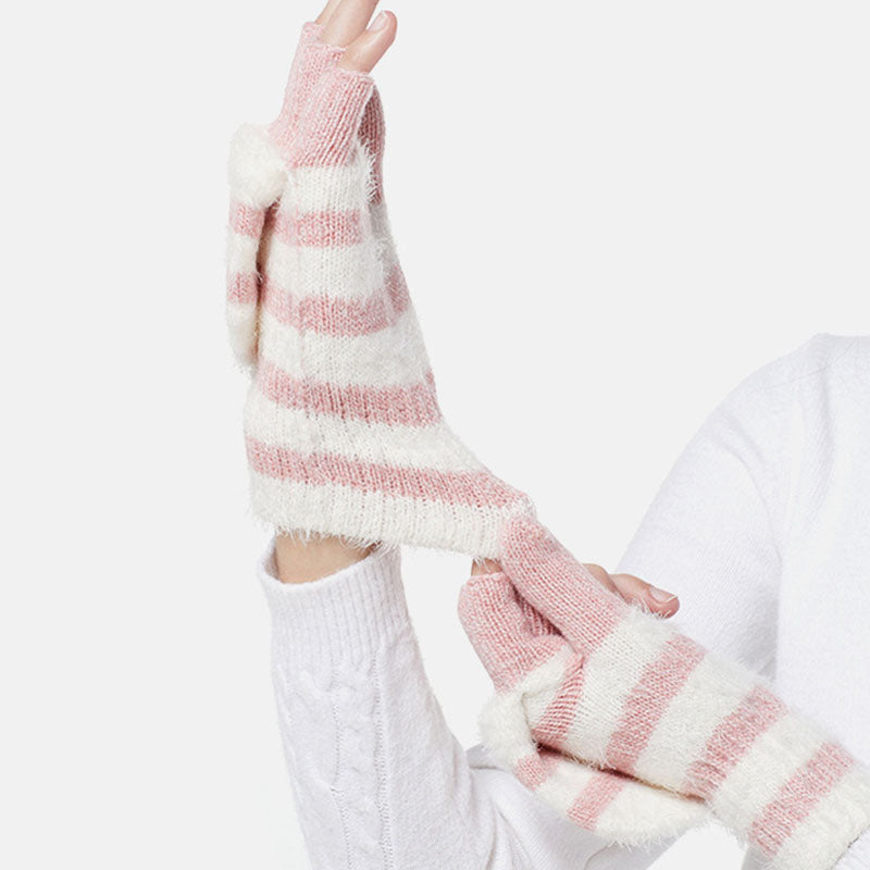 Convertible Mittens Fingerless - DippedShop Wholesale - #6243