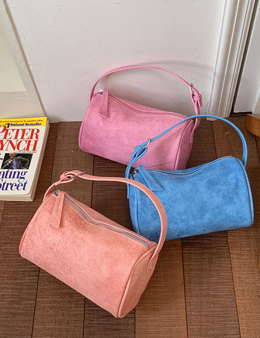 Minimalist Suede Handbag - DippedShop Wholesale - #4371