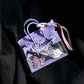 Cute Mini Clear Kelly Keychain Bag Charm 6W10BBG2115