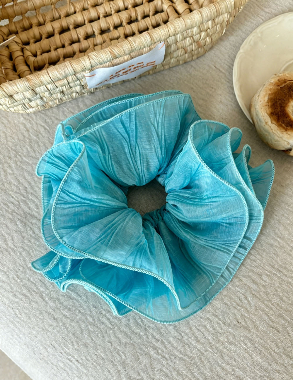 Fresh Solid Color Multi Layered Mesh Scrunchies MK2BW6W6HSR58