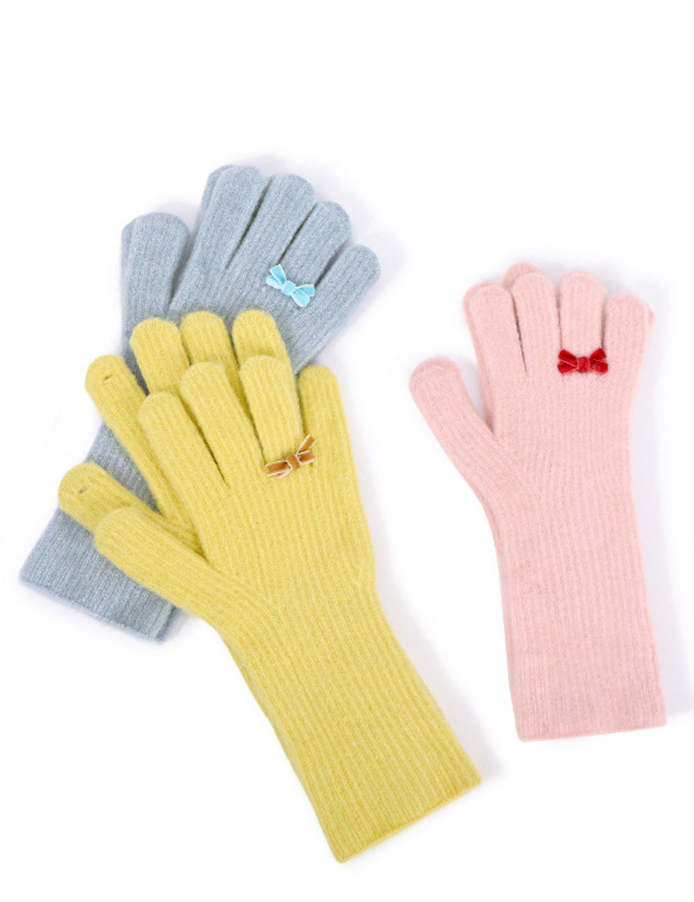 Wool Blend Knit Gloves - DippedShop Wholesale - #4195