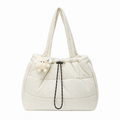 Trendy Solid Color Lightweight Puffer Shouder Bag 6W10BBG1810