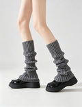 Fall Ribbed Knit Long Boot Socks Leg Warmer 6W8FSO872