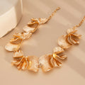 Floral Petal Choker Necklace - DippedShop Wholesale - #1027