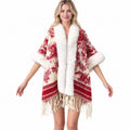 Faux Fur Knit Poncho Cape - DippedShop Wholesale - #7139