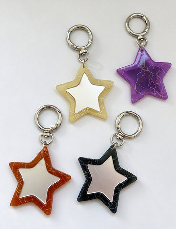 Cute Five-Point Star Mirror Pendant Bag Charm 6W10BBC860