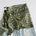 Trendy Floral Print Tie Waist Wrap Hip Scarf 6W1SL45