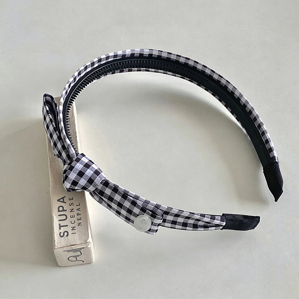 Cute Denim Bow Knot Non Slip Headband 6W6HBD366